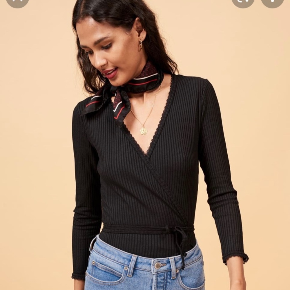 Rouje Giles Wrap Top
